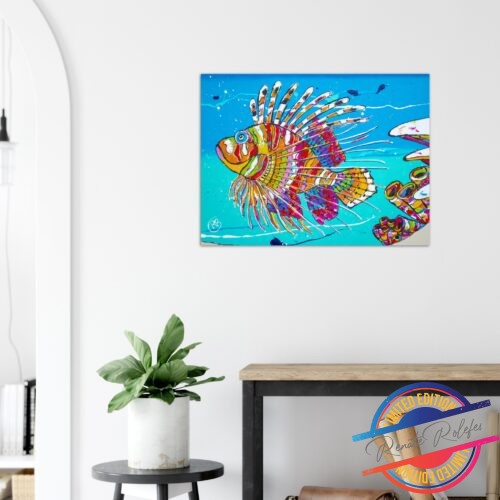 Poster Lion Fish - Happy Paintings