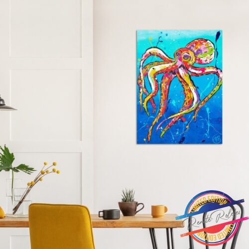 Poster Octopus - Happy Paintings