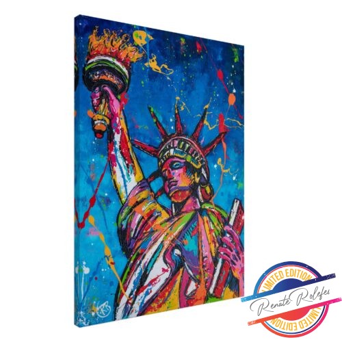 Art Print Statue of Liberty - Happy Paintings