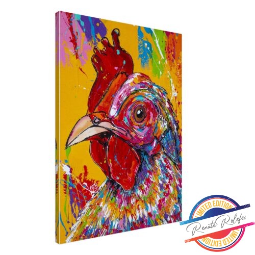 Art Print Chicken - Happy Paintings