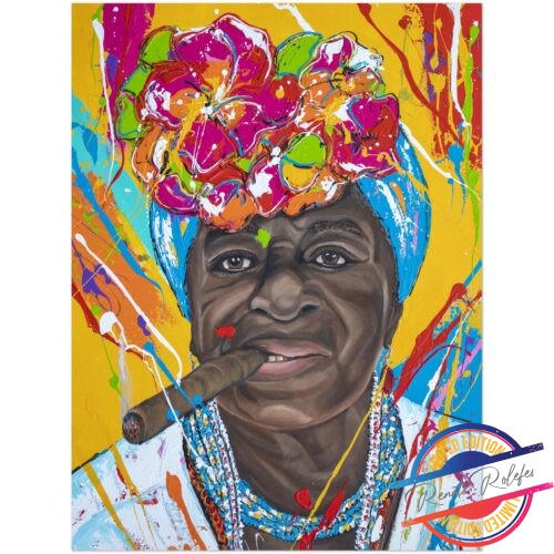 Poster Cuban Lady II - Happy Paintings