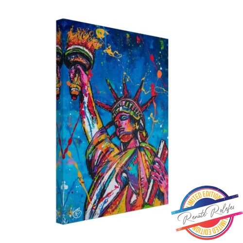 Art Print Statue of Liberty - Happy Paintings