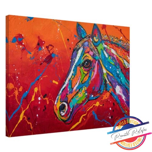 Art Print Horse - Happy Paintings