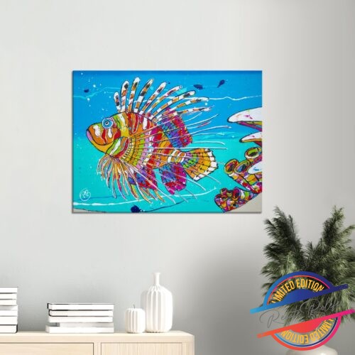 Art Print Lion fish - Happy Paintings