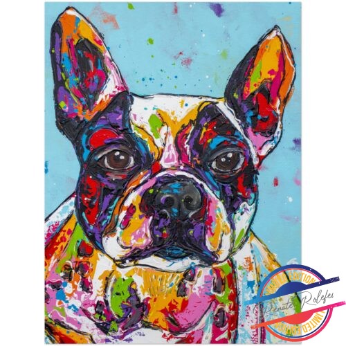 Poster French Bulldog - Happy Paintings