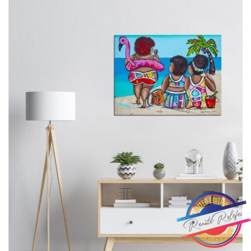 Art Print Beachparty :-) - Happy Paintings