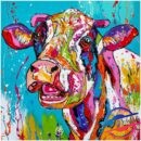 Poster Happy Cow - Happy Paintings