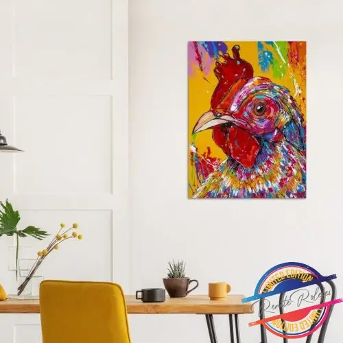 Poster funny Chicken - Happy Paintings