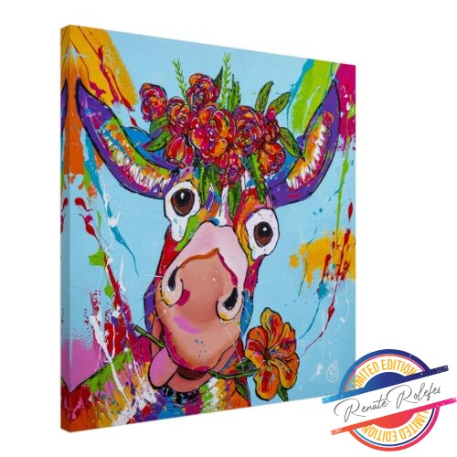 Art Print Donkey - Happy Paintings
