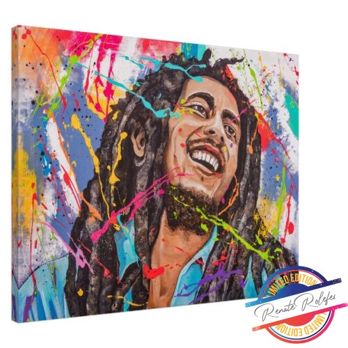 Art Print Bob Marley - Happy Paintings