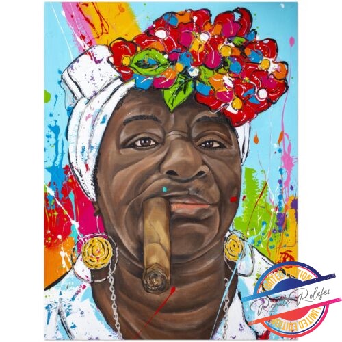 Poster Cuban Lady III - Happy Paintings
