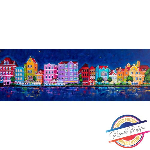 Handelskade Nightscape: Curaçao's Glow