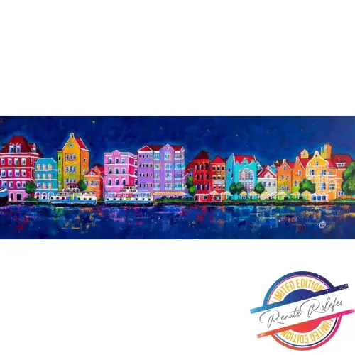 Handelskade Nightscape: Curaçao's Glow