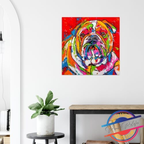 Poster Bulldog - Happy Paintings