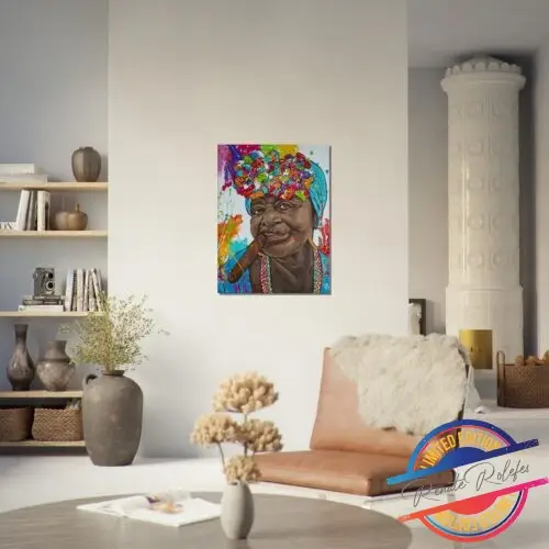 Kunstdruk Cubaanse Dame I - Happy Paintings