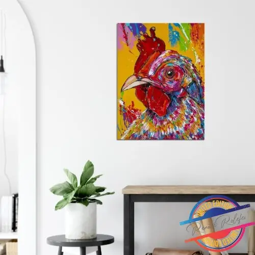 Art Print Chicken - Happy Paintings