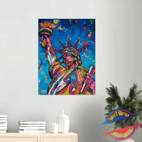 Poster statue of liberty- Happy Paintings
