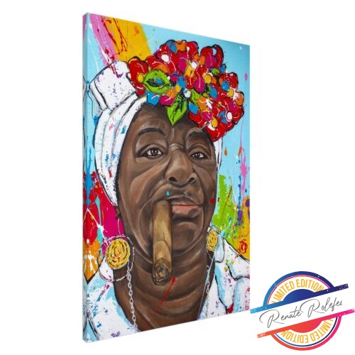 Art Print Cuban Lady IV - Happy Paintings