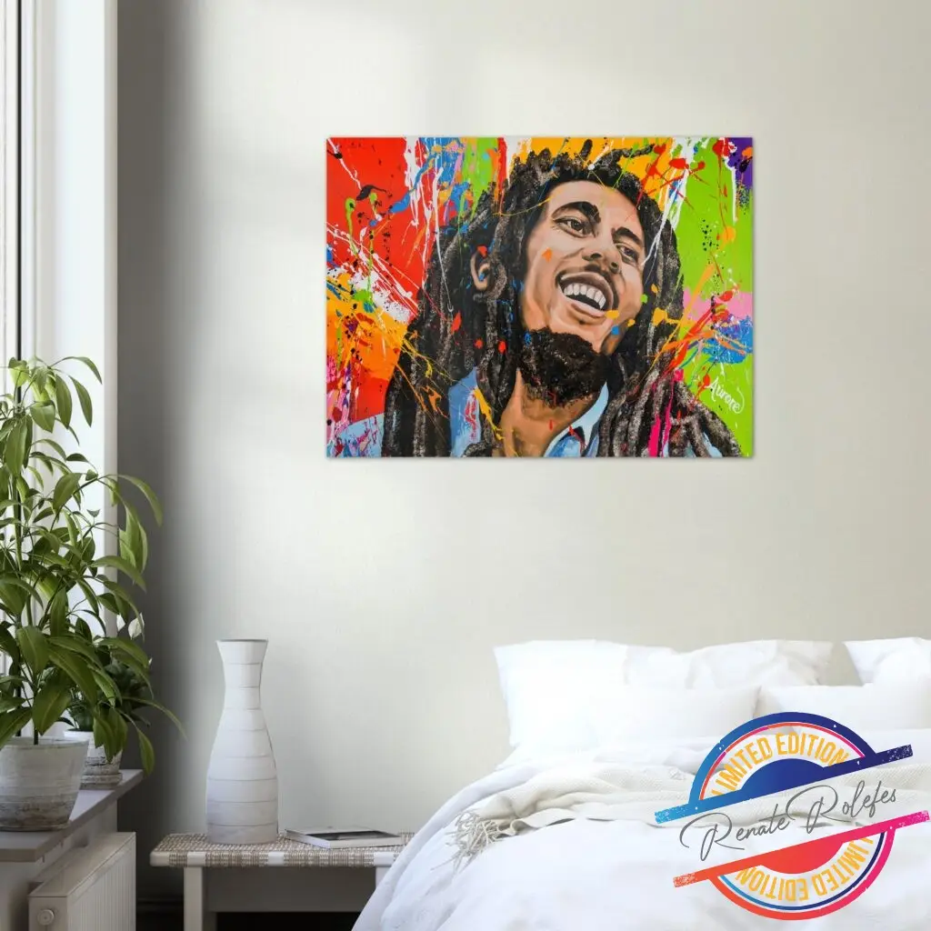 Poster Bob Marley - Happy Paintings
