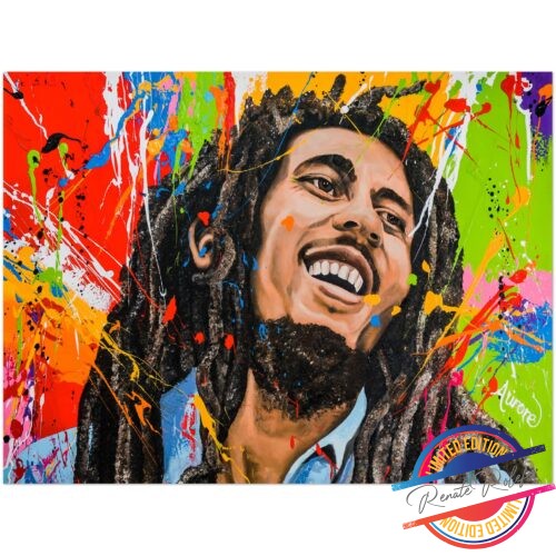 Poster Bob Marley - Happy Paintings