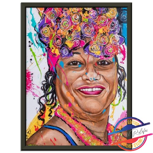 Colorful lady - Happy Paintings