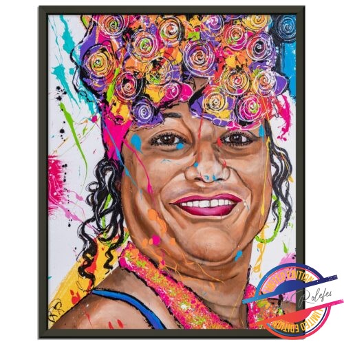 Colorful lady - Happy Paintings