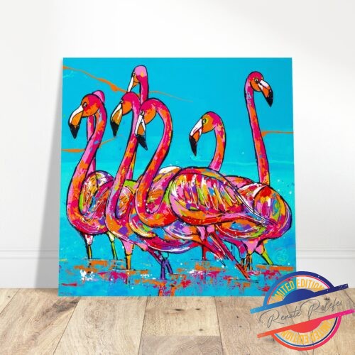 Poster Flamingo Fiesta