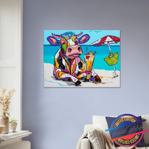 Art Print Cocktail Cow